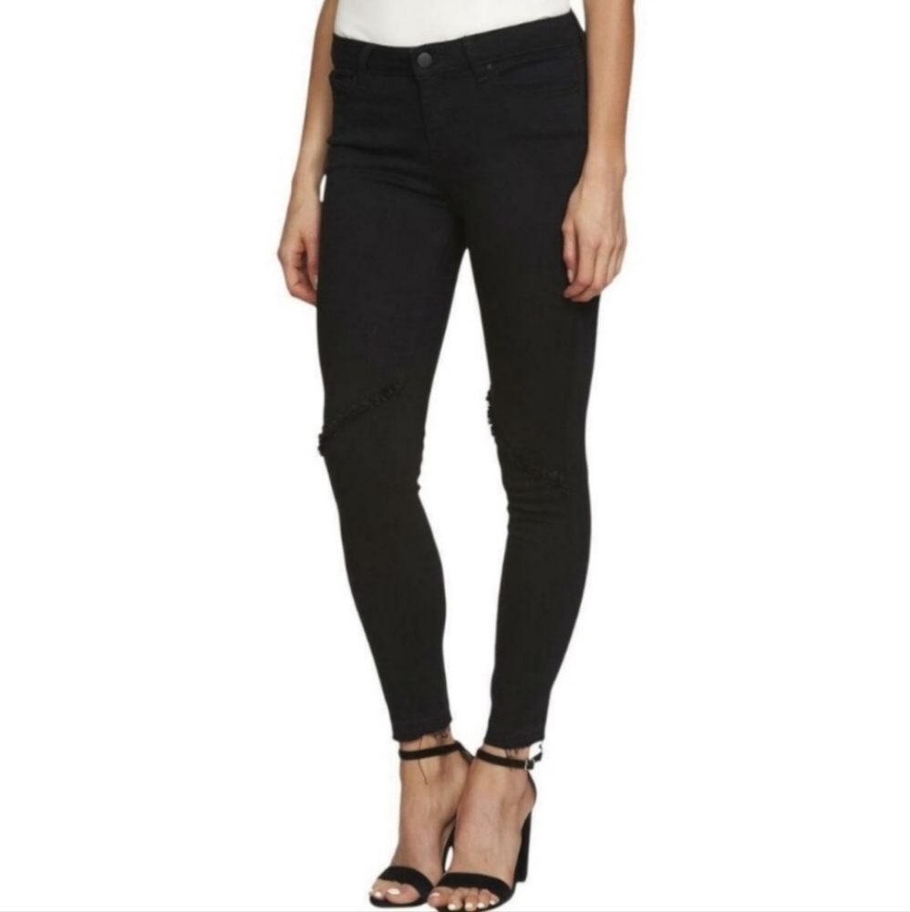 1.STATE BLACK FRAYED SKINNY JEANS.   SIZE 26 NWT